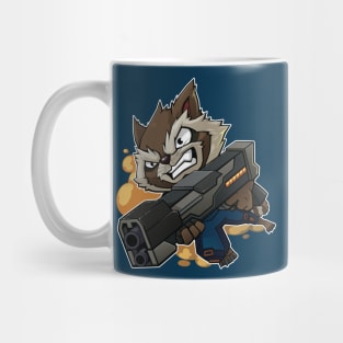 Rocket Raccoon Chibi Mug